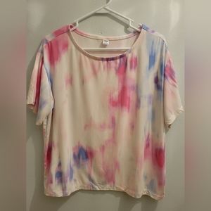 Womens Tie-Dye Crop Top New w/o Tags